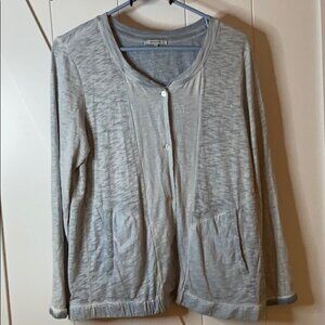 Sandwich cardigan beautiful blue grey color